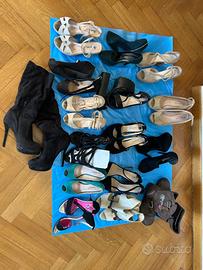 Stock scarpe femminili usate 16 paia