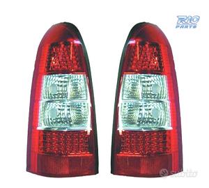 FANALI OPEL ASTRA G CARAVAN 97-04 LED ROSSO CROMAT