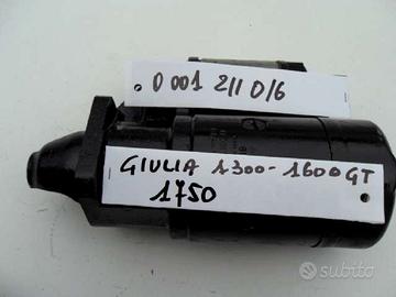 motorino avviamento alfa 1750  giulia 1600cc e gt