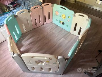 RECINTO BOX BARRIERA BAMBINI PLASTICA MODULARE