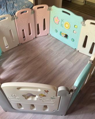 RECINTO BOX BARRIERA BAMBINI PLASTICA MODULARE