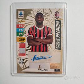 CARD RARA TOMORI CON AUTOGRAFO ORIGINALE ADRENALYN