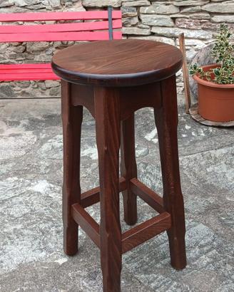 4 Sgabelli in legno massello