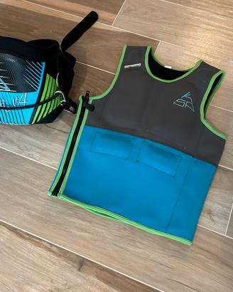 Trapezio e impact vest Ksp da kitesurf