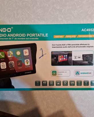 Autoradio Arrango 2 Din con Android Auto/CarPlay