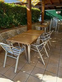 Set Arredo Esterno Tavoli e Sedie