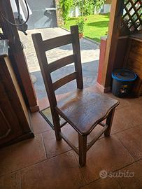 Sedie in legno
