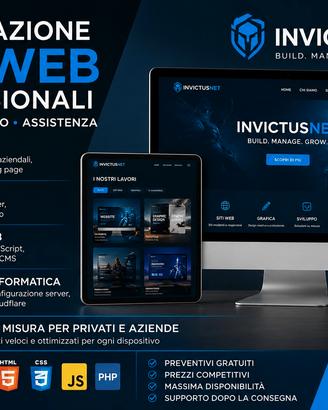 Sviluppatore Web e Grafico - Siti Web Professional