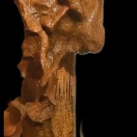 Scultura in radica di ulivo, arte contemporanea, r
