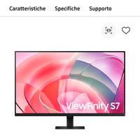 Monitor Samsung ViewFinity S7  32’ 4K