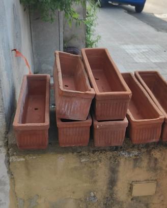 Fioriere in terracotta