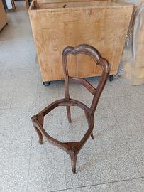 Telaio sedia in noce 