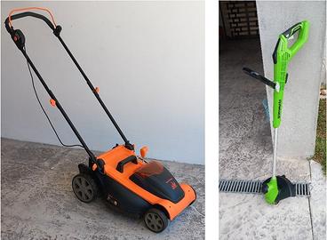 TAGLIAERBA+TAGLIABORDI A BATTERIA