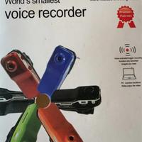 Registratore audio mini dv