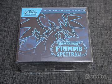 ETB Pokemon Fiamme Spettrali con box in plastica 
