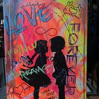LOVE FOREVER ? Street art  bansky graffity pop art