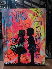 LOVE FOREVER ? Street art  bansky graffity pop art