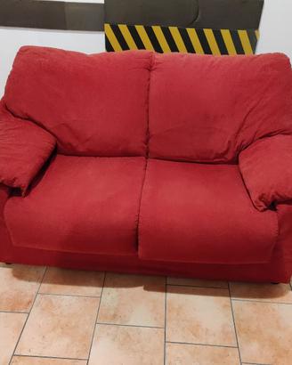 Divano rosso 2 posti