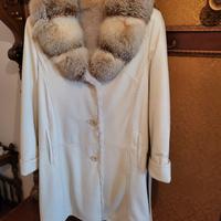 Cappotto donna in pelle 