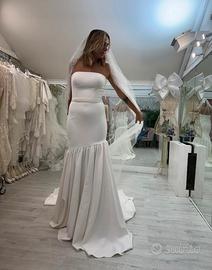 Vestito sposa nuovo- taglio moderno