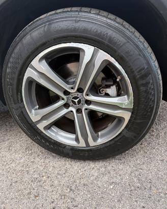 SET CERCHI ORIGINALI MERCEDES 5x112 + GOMME KUMHO