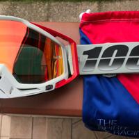 Maschera 100% Racecraft Goggle Suez Mirror