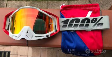 Maschera 100% Racecraft Goggle Suez Mirror