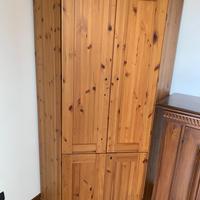 Modile studio ad angolo in legno