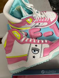 Sneakers CF1 High white - pink