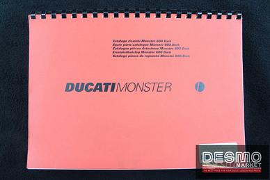 catalogo ricambi ufficiale Ducati MONSTER 600 Dark