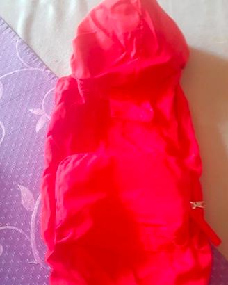 Impermeabile per cani rosso