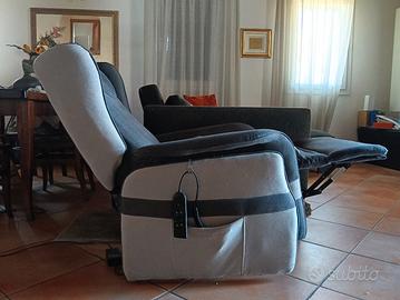 Poltrona elettrica reclinabile rialzabile