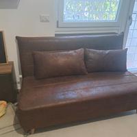 divano letto maison du monde con topper ikea