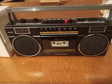 Radioregistratore stereo cassette REX RRS 172 Nuov