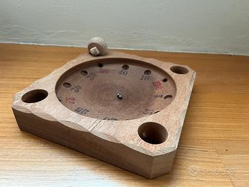 Trottola valdostana in legno