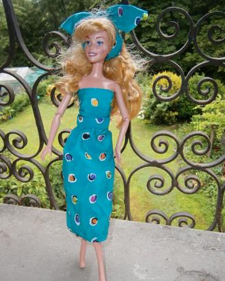 set :abito per Barbie ,seta in due pezzi +3...