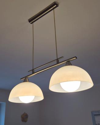 Lampadario doppio