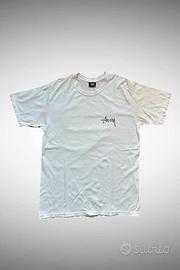 T-Shirt Stüssy Bianca con figura