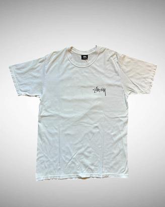 T-Shirt Stüssy Bianca con figura