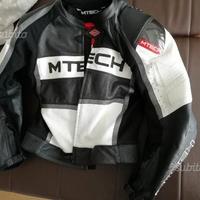tuta moto in pelle divisibile M-tech 