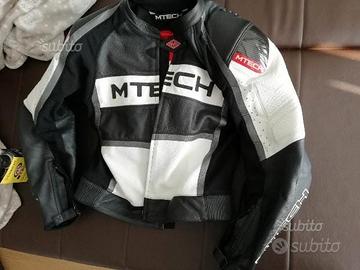tuta moto in pelle divisibile M-tech 
