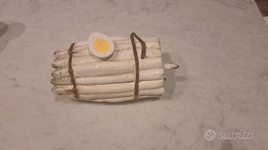 asparagera in porcellana