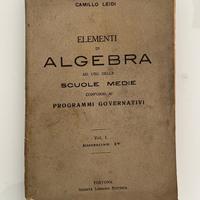 Leidi - Elementi di algebra
