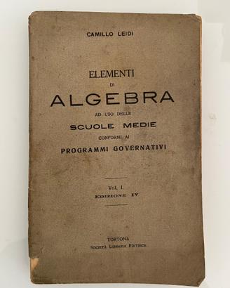 Leidi - Elementi di algebra
