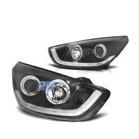 FARI PER HYUNDAI IX35 10-13 TUBE LIGHT FONDO NERO