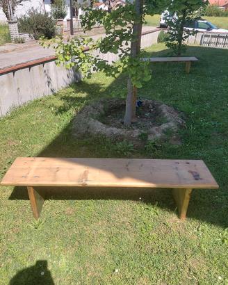 Panchina in legno 