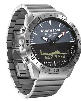 OROLOGIO NORTH EDGE GAVIA BUSSOLA BAROMETRO ALTIME