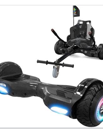 Hoverboards go kart