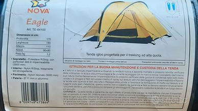 tenda igloo Nova Eagle trekking alta quota