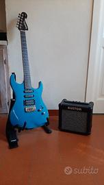 Chitarra elettrica Washburn con amplificatore